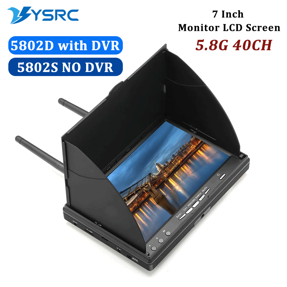 5.8G FPV DVR LS5802D, Monitor  - Drone Controller Screen ulasan dan harga
